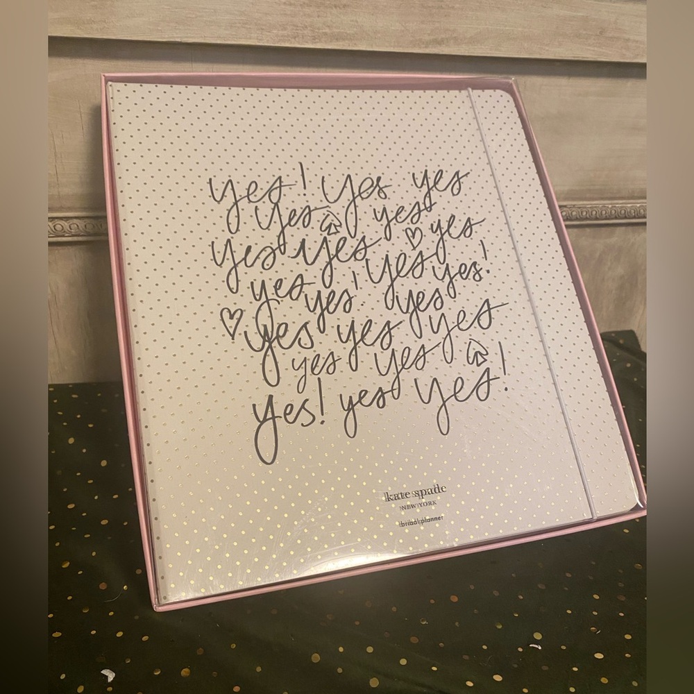 NWT kate spade Yes Yes Yes Bridal Planner IN BOX